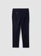 Men&rsquo;s blue slim-fit stretch cotton twill chinos_2
