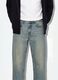 Light blue denim jeans in pure cotton, loose fit_3