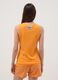 Orange pure cotton tank top regular fit with Everlast logo_3