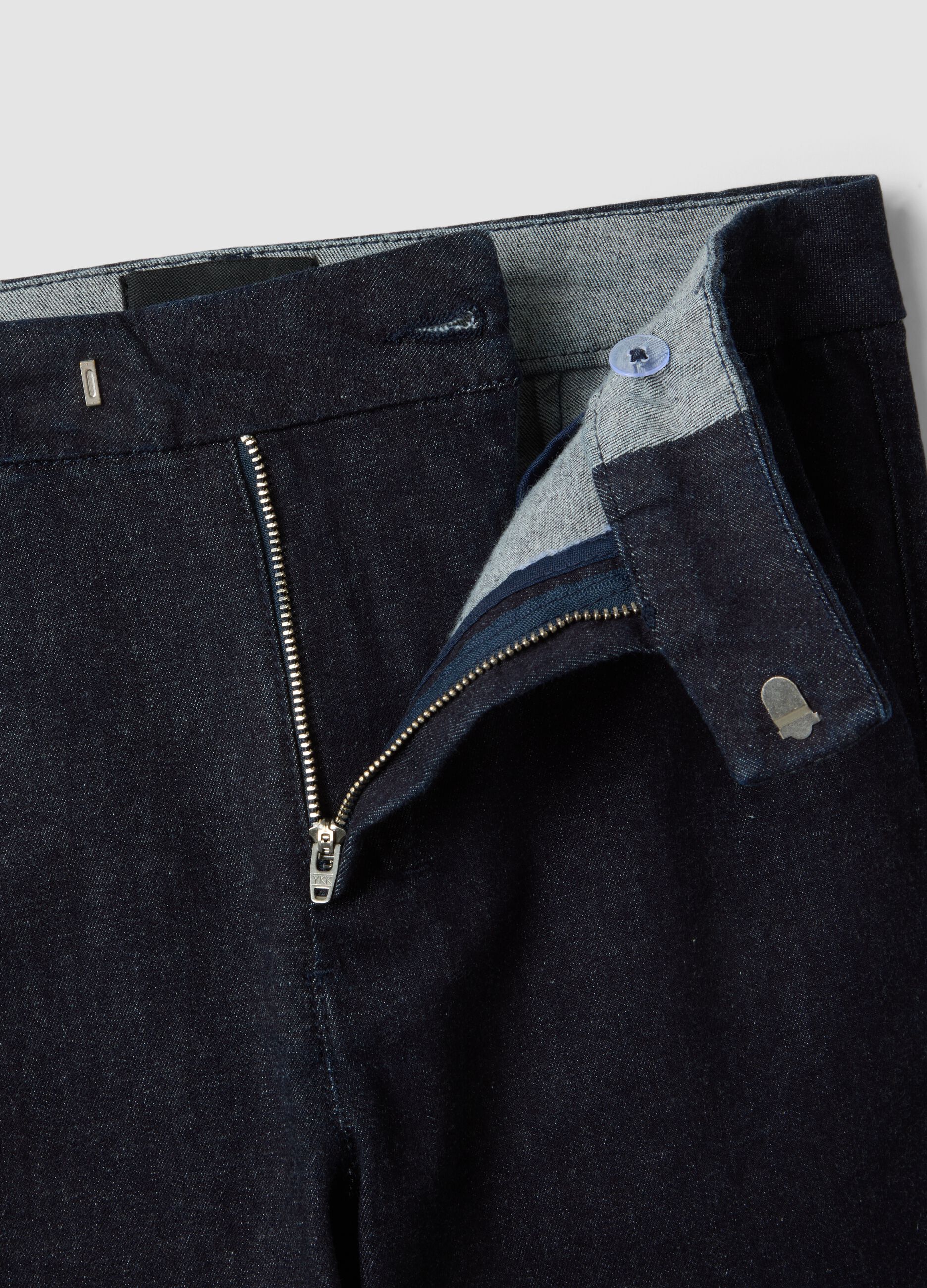 Blue stretch-cotton slim-fit jeans