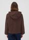 Brown cotton-blend parka jacket with hood and ribbed collar_3