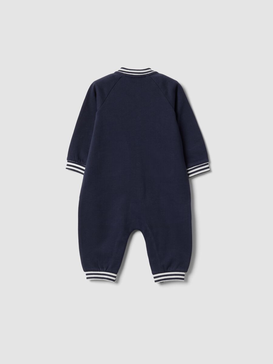 Black organic cotton babygrow with Harry Potter embroidery_1