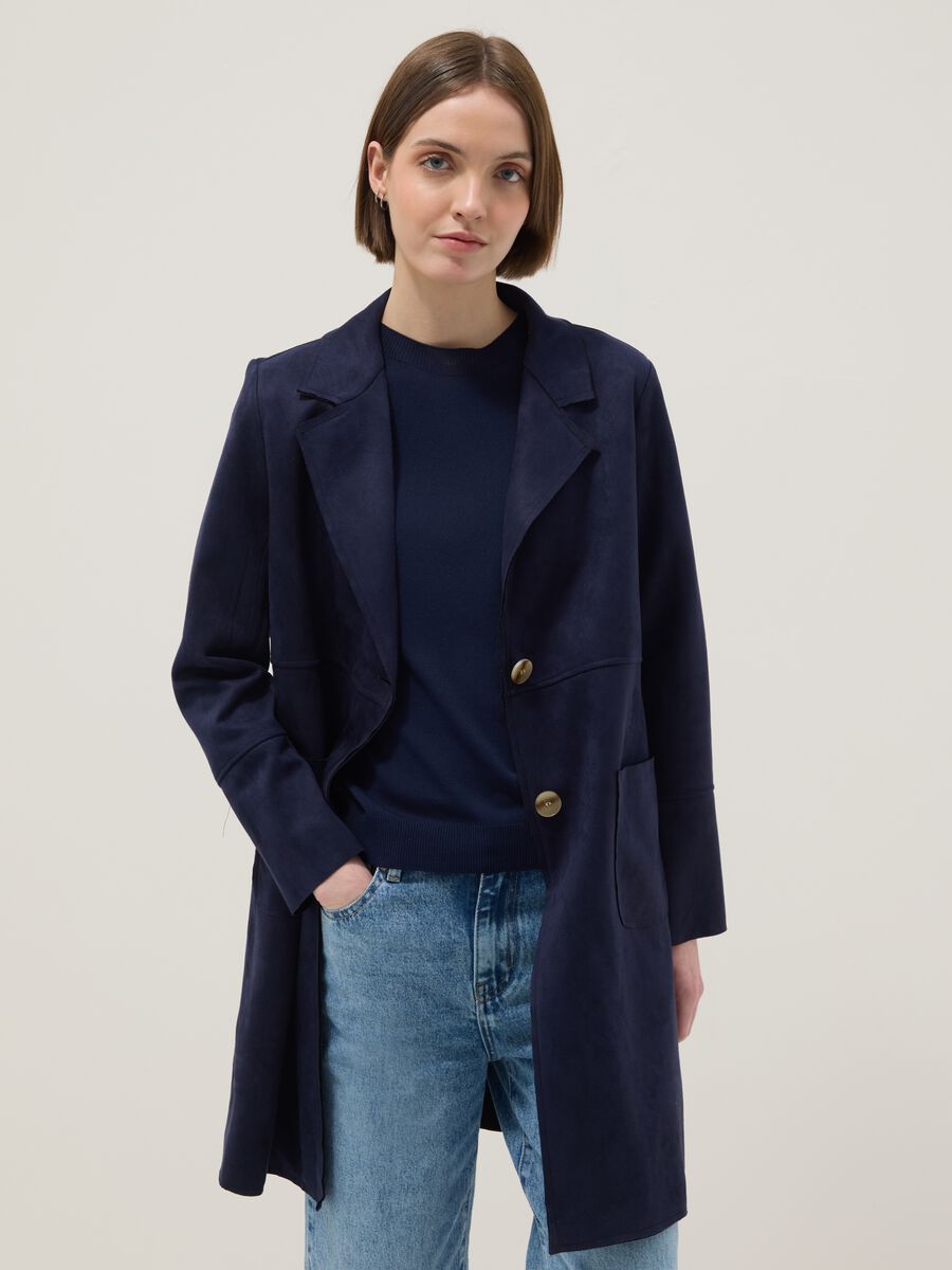 Light blue jacket regular fit with large pockets_1