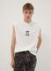 White pure cotton tank top_2