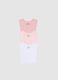 Newborn Multicolour Vest Tripack in Pure Cotton_2