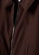Brown regular-fit jacket with zip and wide collar_1