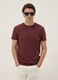 Brown pure cotton short sleeve t-shirt regular fit_2