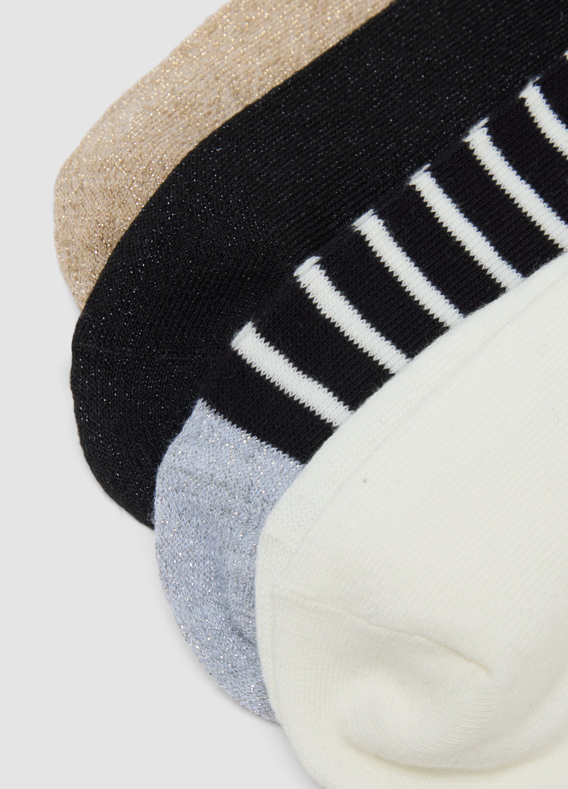 Multipack multicolour organic cotton blend socks