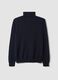 Blue pure cashmere roll-neck jumper, regular fit_2
