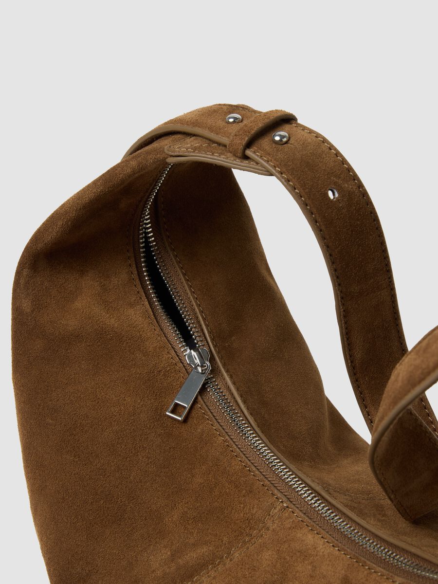 Borsa a spalla marrone in vera pelle_2