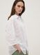 White broderie anglaise pure cotton shirt, regular fit_0
