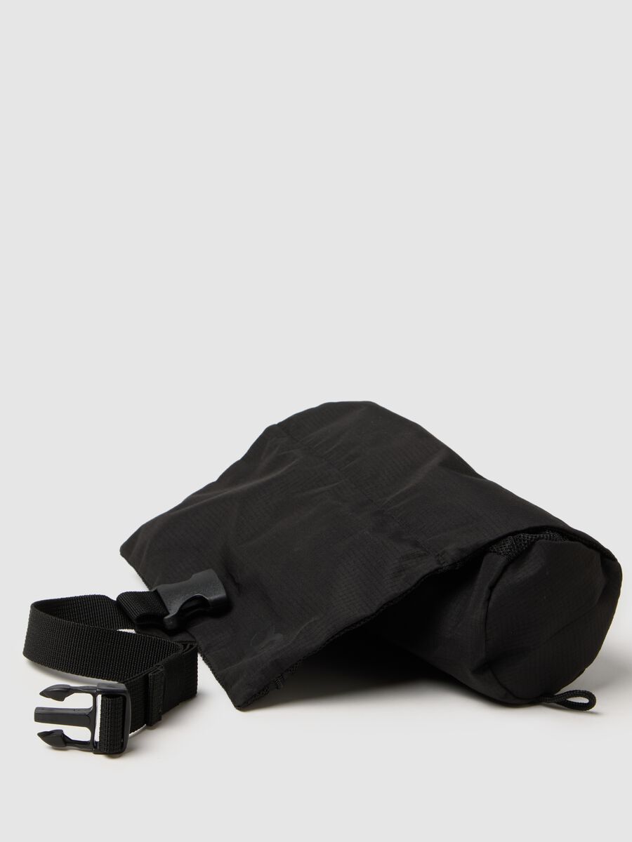 Borsa a spalla nera con cerniera_1