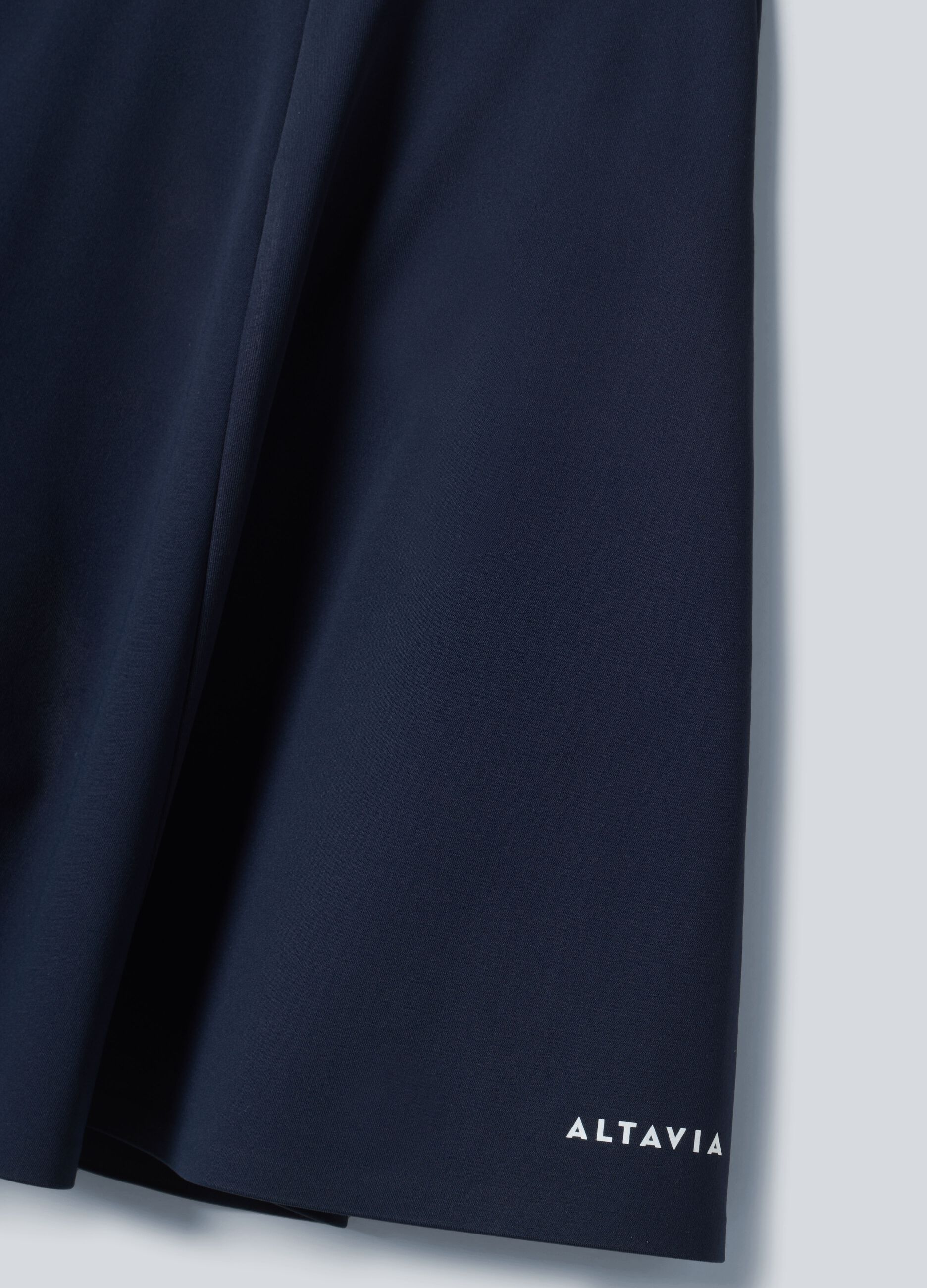 ALTAVIA COURT blue sports skirt in stretch technical fabric with integrated shorts