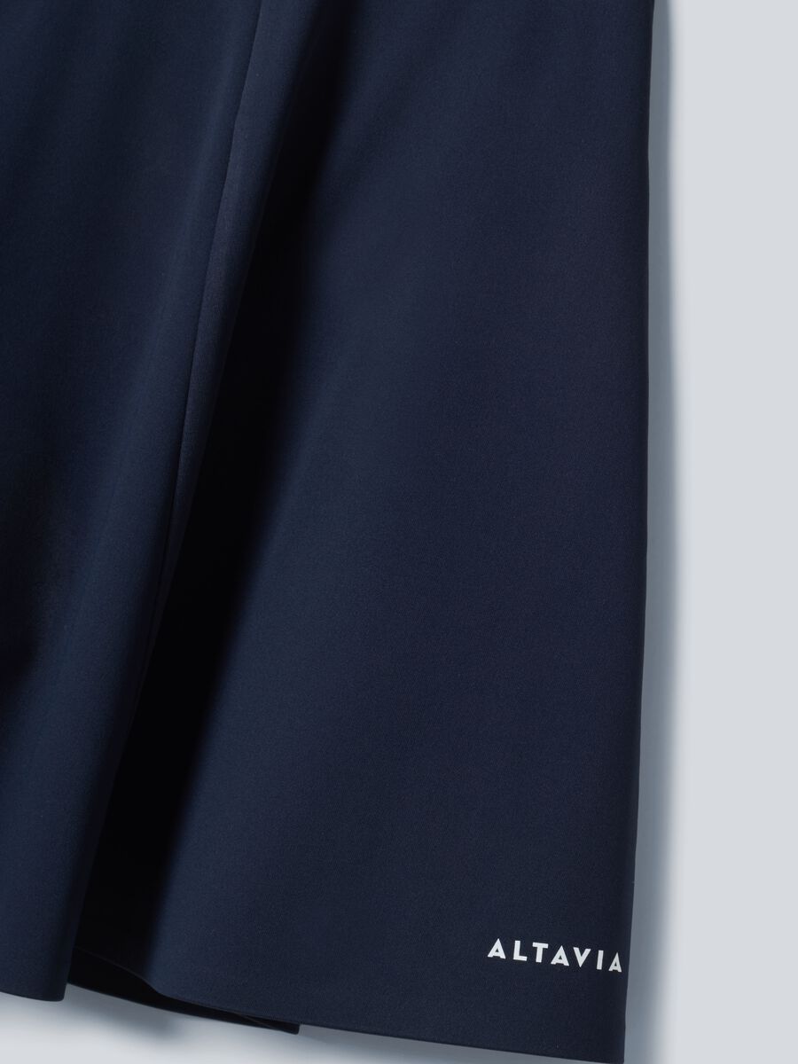 ALTAVIA COURT blue sports skirt in stretch technical fabric with integrated shorts_5