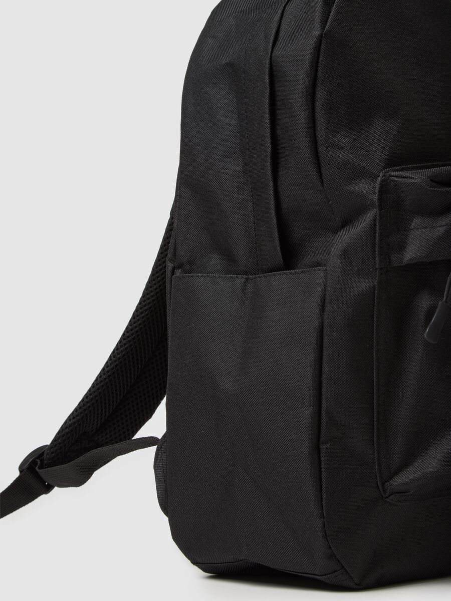 Black Backpack with Extra Pockets_2