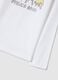 Girl's white pure cotton T-shirt regular fit with print_3