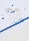 White pure cotton baby sheet with rocking horse embroidery_2