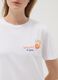 White pure cotton short-sleeve T-shirt_3