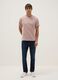 Regular fit pink short-sleeved pure cotton T-shirt_1