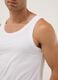 White Supima cotton vest top, regular fit_3