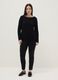 Black Stretch Cotton Skinny Fit Trousers_0