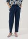 Blue regular-fit stretch cotton trousers_1