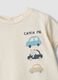 Blue and white pure cotton baby romper_2