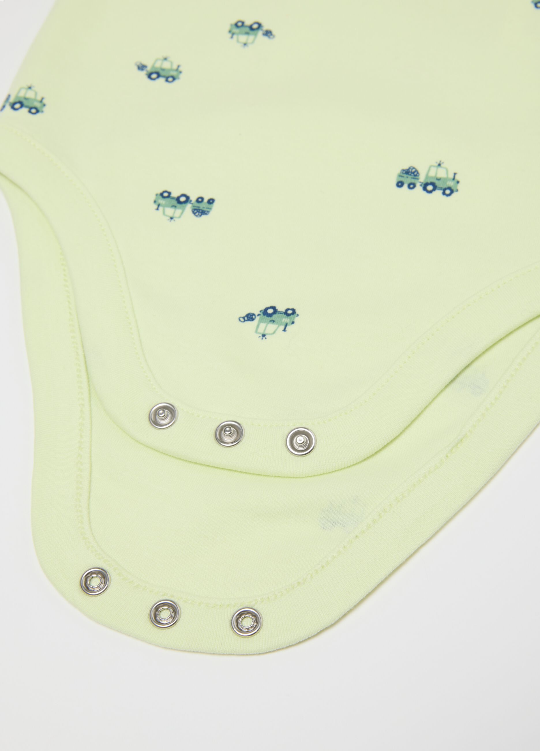 Newborn Multicolour Short-Sleeve Body Tripack in Pure Cotton