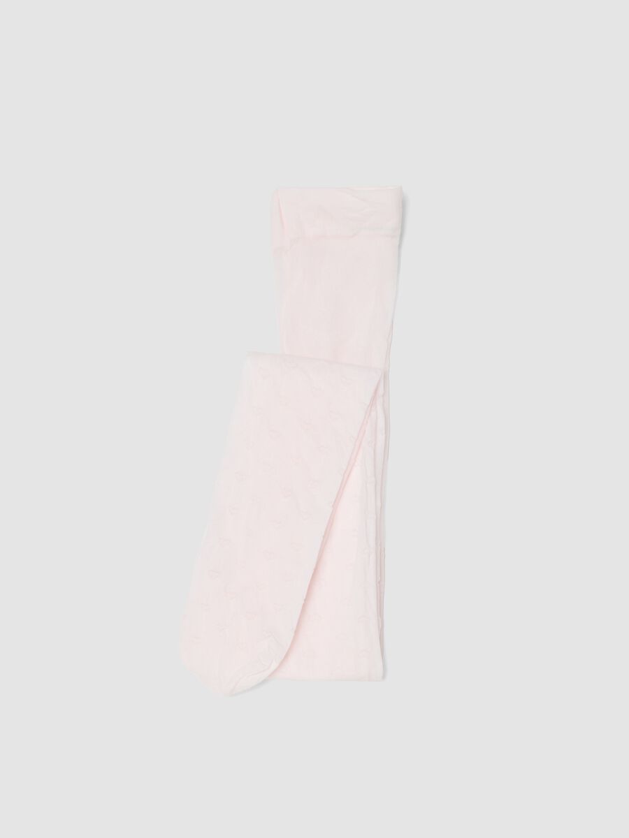 Girls' Pink Stretch Tights_0