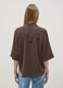 Brown long-sleeve regular fit shirt with band collar_3