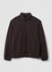 Brown padded stretch-fabric jacket, regular fit_0