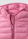Girls&rsquo; pink padded gilet with hood and zip_3