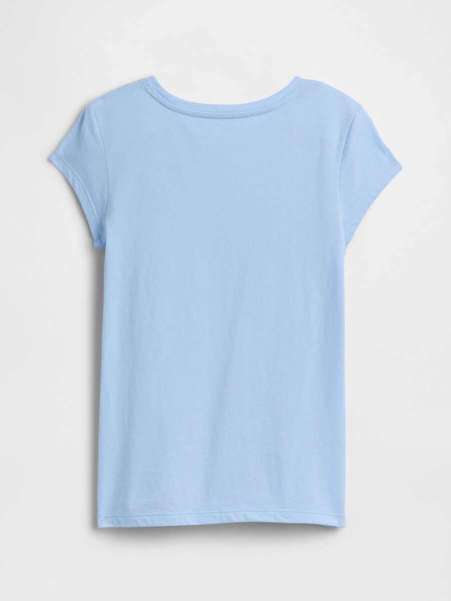 Pure cotton short-sleeve T-shirt with GAP logo_1