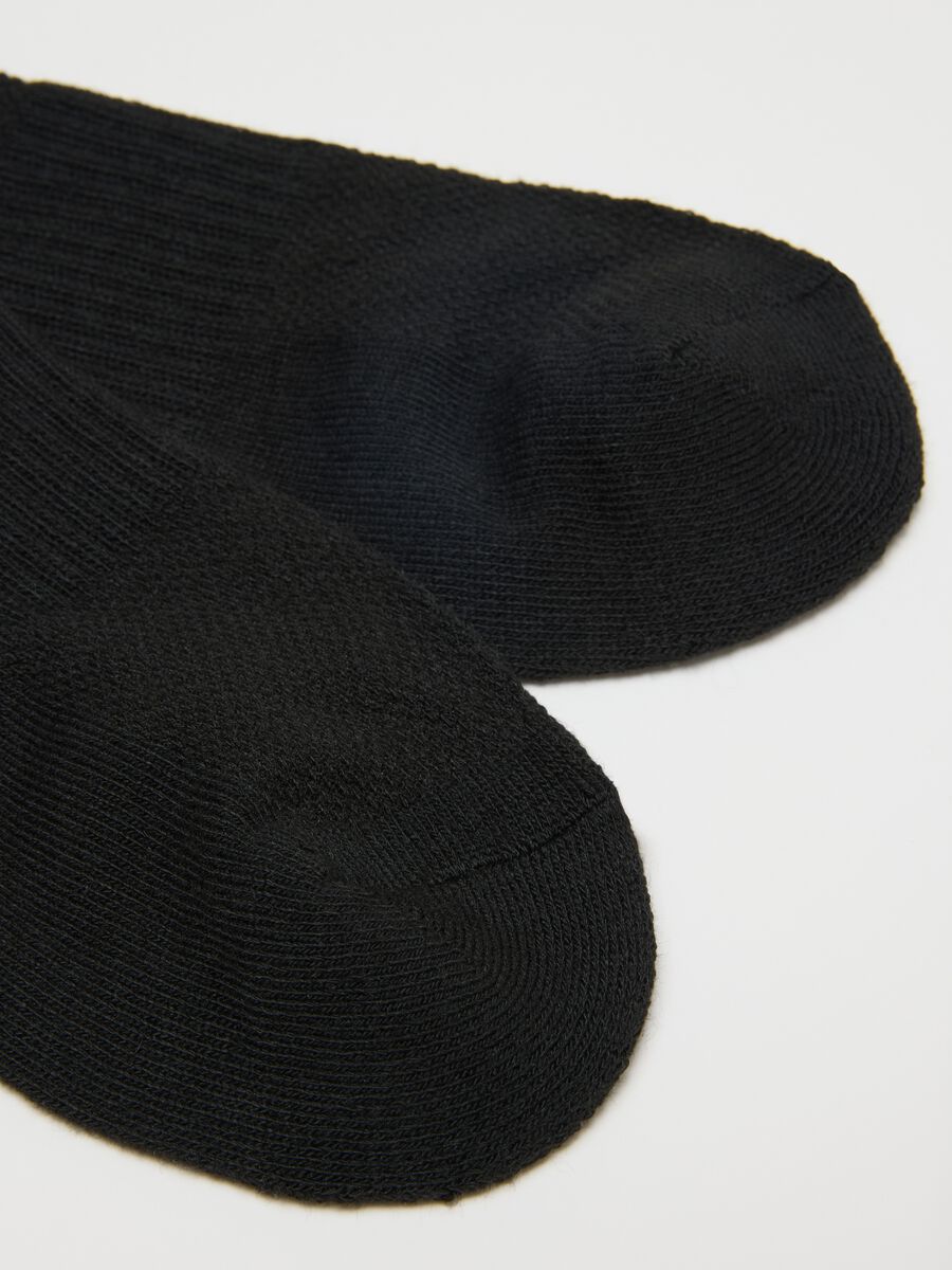 Three-pack ankle black sports socks_1