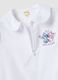 White girls&rsquo; school apron with zip and Stitch embroidery_2