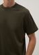 Green crew neck T-shirt in pure cotton regular fit_3