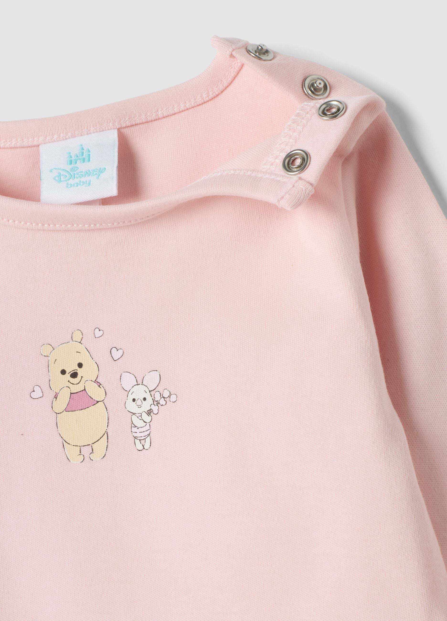 2-pack organic cotton bodysuits with Winnie the Pooh print