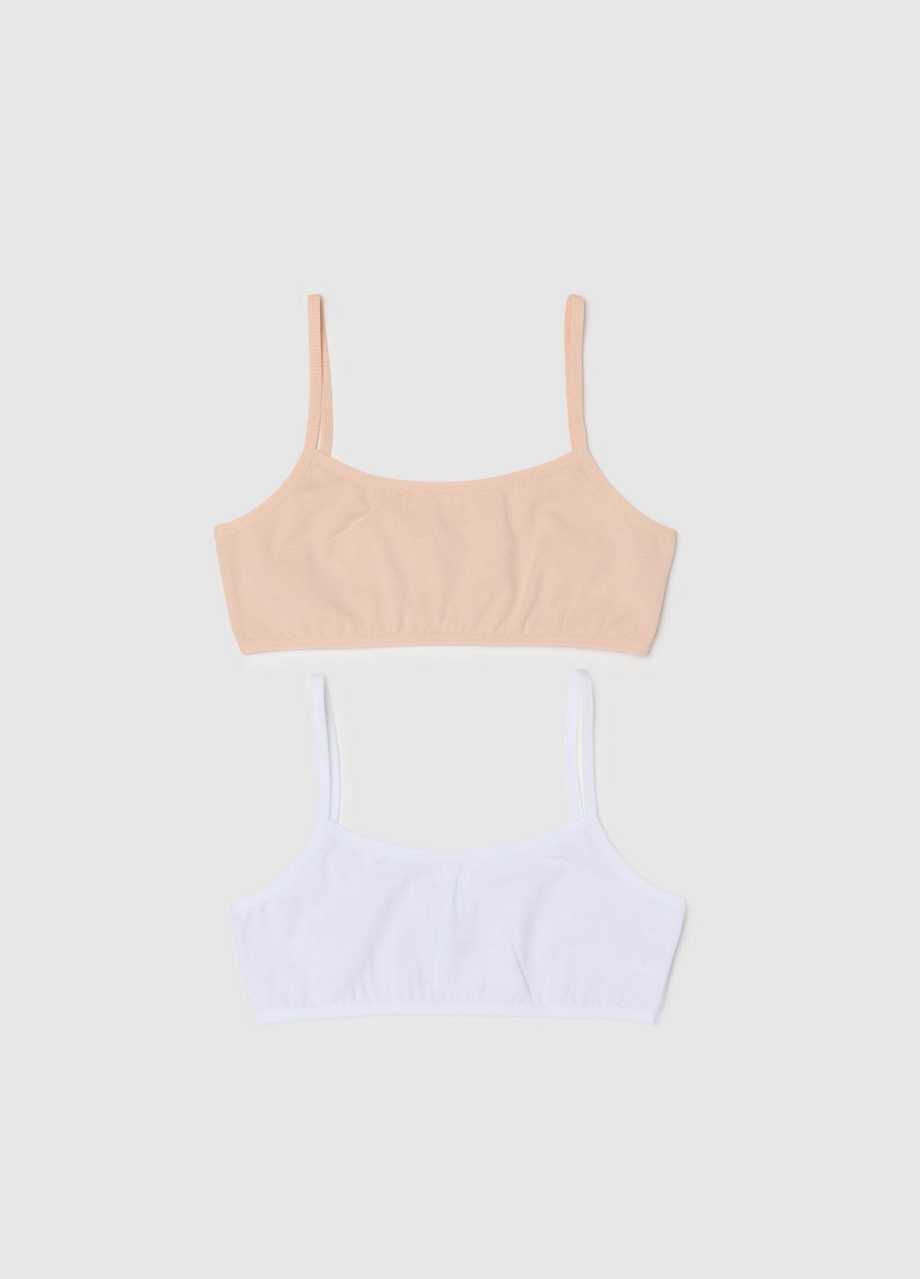 Girls' Multicolor Comfortable Cotton Bra Pack with Stretch