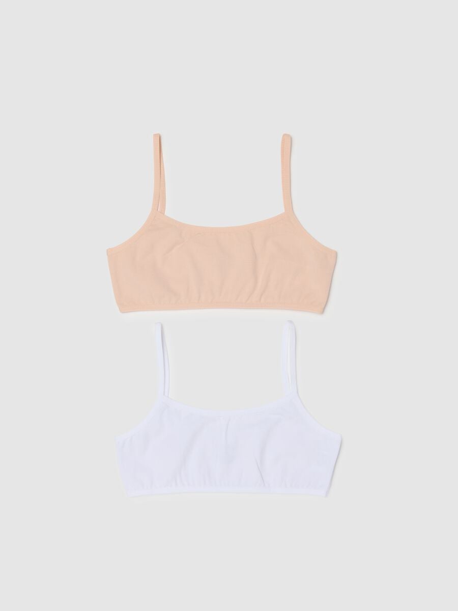 Girls' Multicolor Comfortable Cotton Bra Pack with Stretch_0