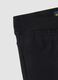 Black organic cotton flared trousers_2