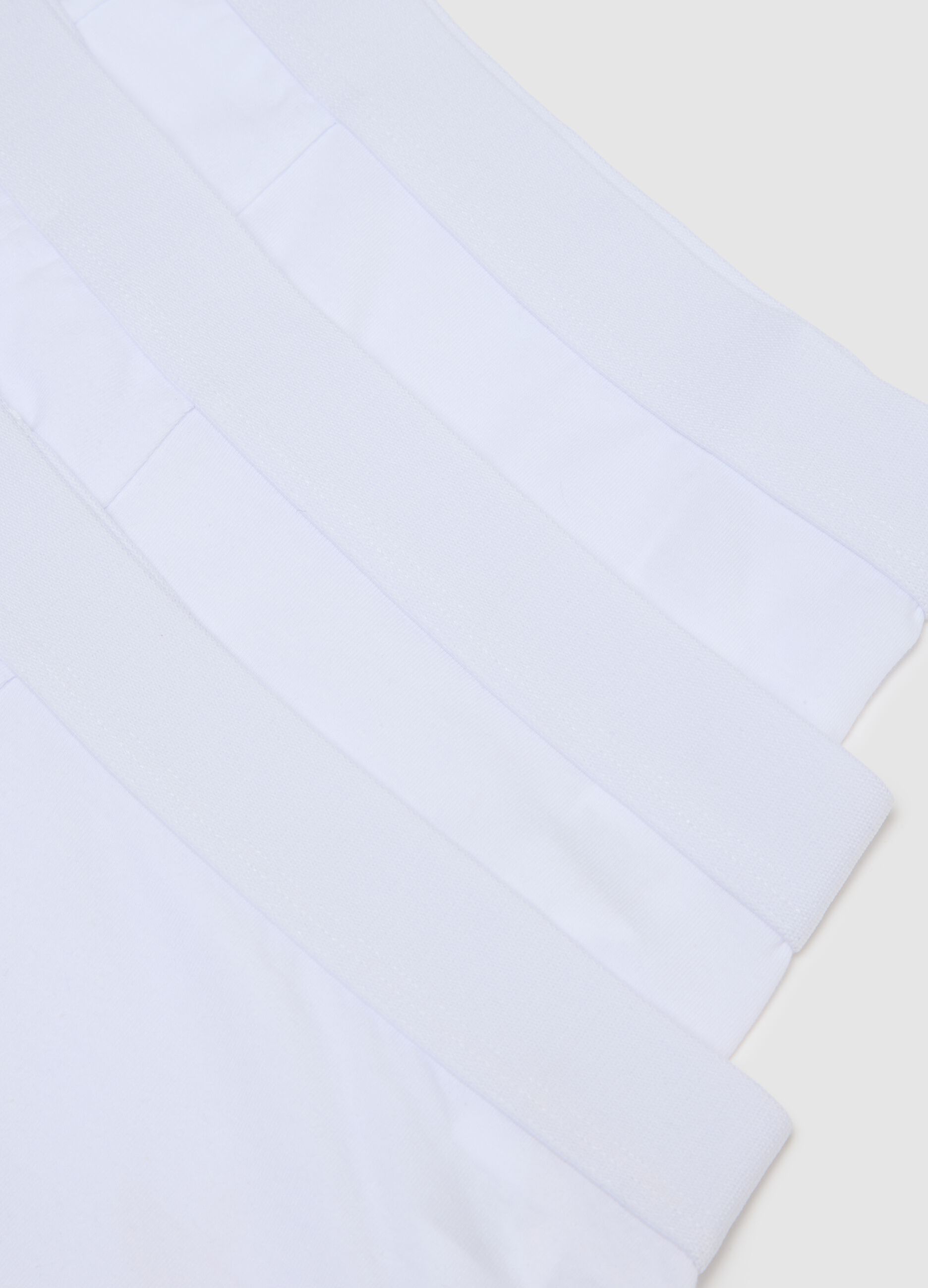 Pack of three white stretch cotton boxers regular fit