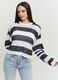Multicolour open-knit long-sleeve top - regular fit_0