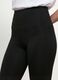 Black stretch cotton slim-fit leggings_3