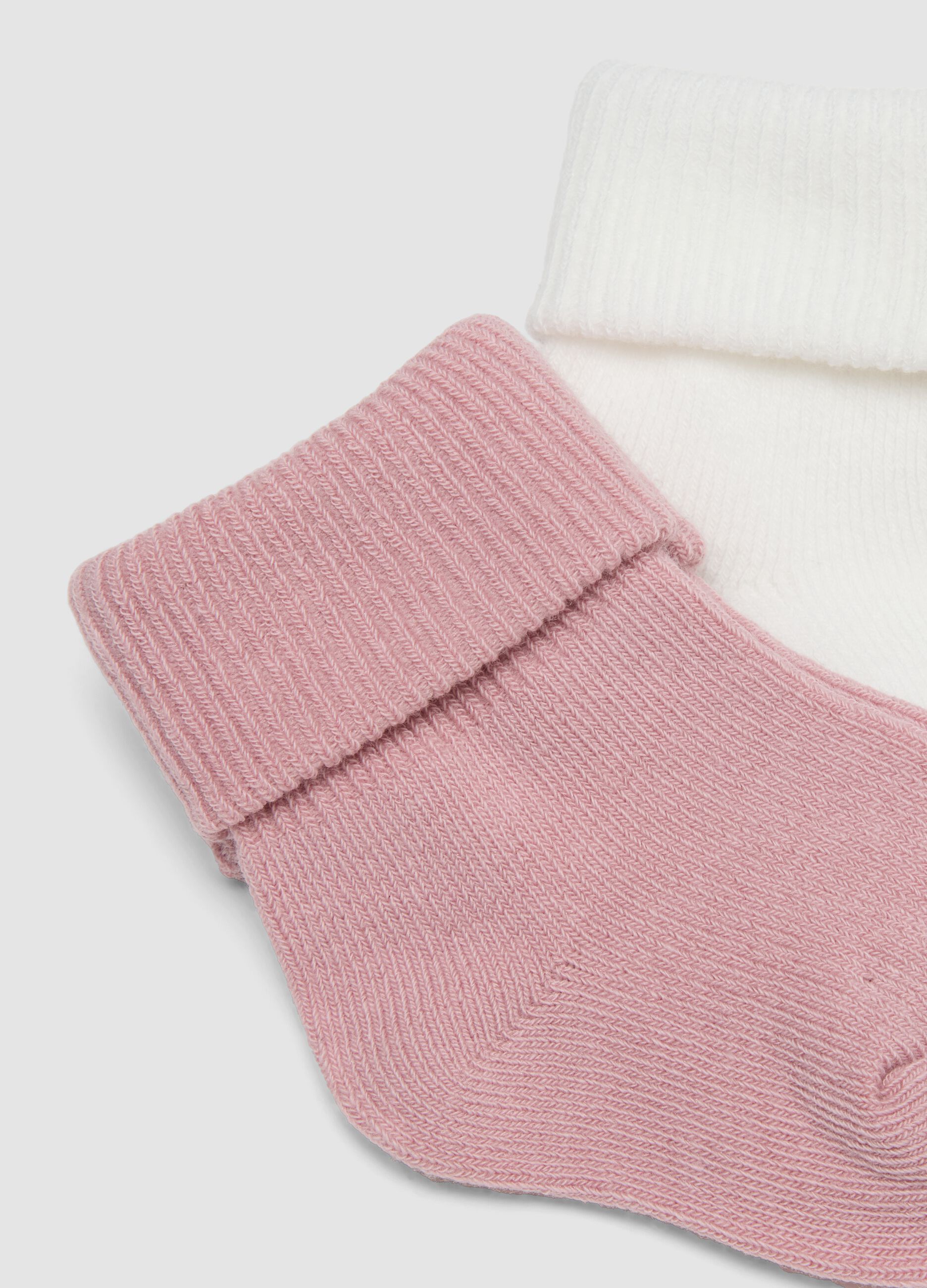 3-pack of multicolour organic cotton ankle socks for baby girls and girls