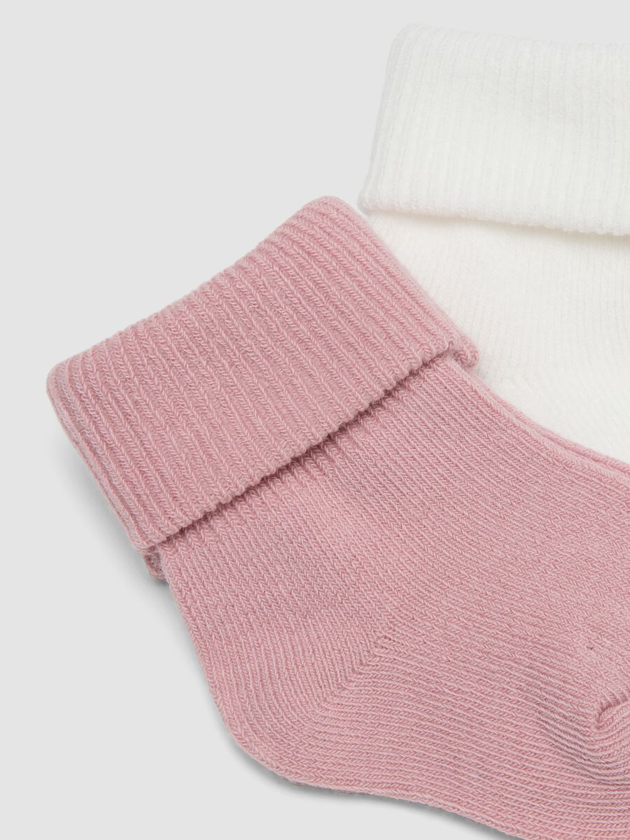 3-pack of multicolour organic cotton ankle socks for baby girls and girls_2