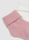 3-pack of multicolour organic cotton ankle socks for baby girls and girls_2