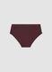 Purple stretch microfibre hipster briefs with regular waist_2