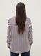 Multicolour striped pure viscose shirt regular fit_2