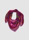 Purple pure viscose paisley-print scarf_0