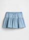 Gonna denim in puro cotone_2